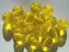 15 15mm Transparent Yellow Vintage Acrylics